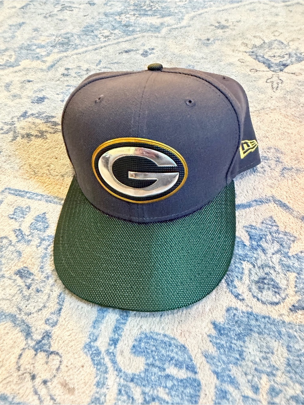 Cap on rug